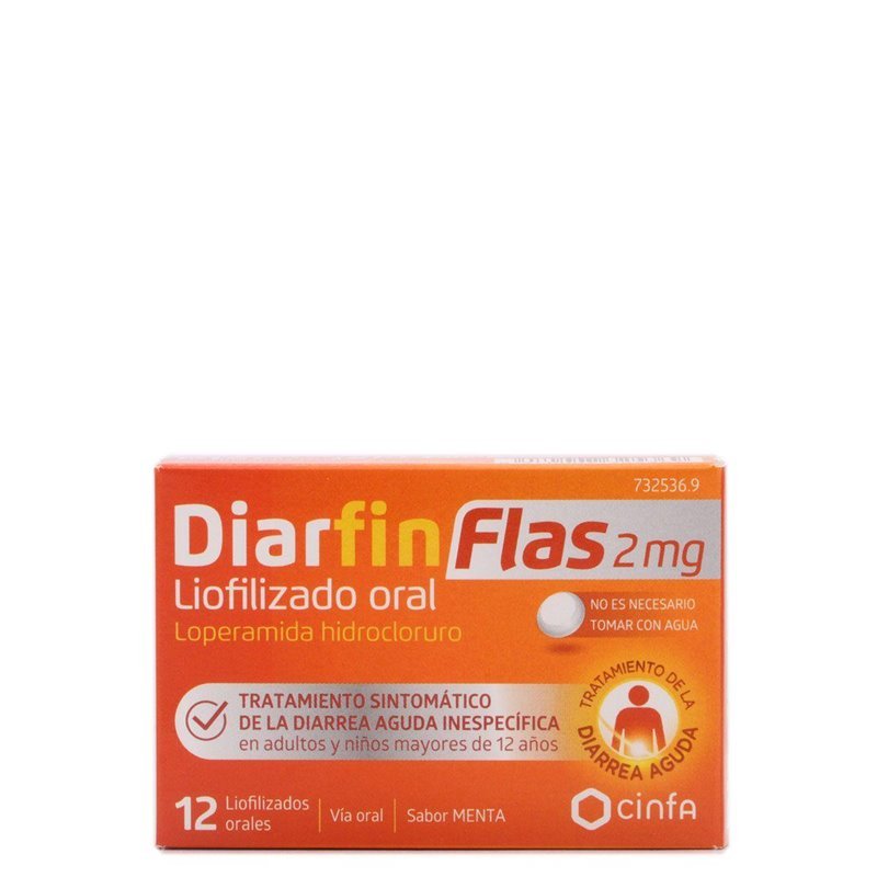 Diarfin Flash 2mg 12 comprimidos bucodispensables
