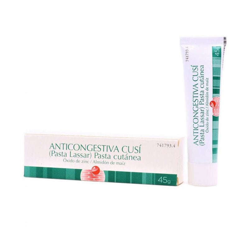 Anticongestiva Cusi Pasta Tópica 1 Tubo 45 g