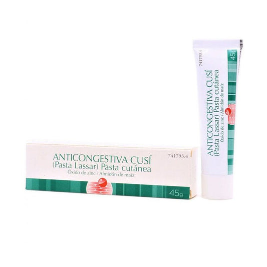 Anticongestiva Cusi Pasta Tópica 1 Tubo 45 g