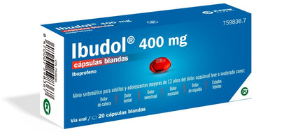 Ibudol 400 mg 20 Cápsulas Blandas - 2