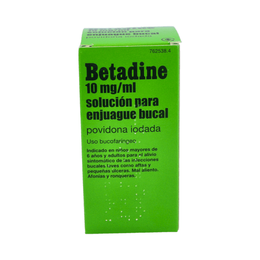 Betadine Bucal 10 mg/ml Solución Bucal Para Enjuague 1 Frasco 200 ml