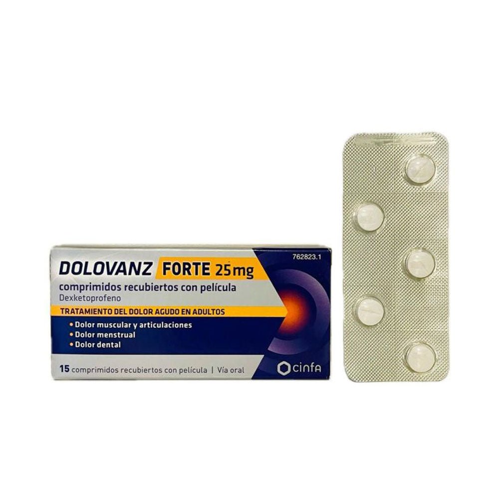Dolovanz Forte 25mg 15 Comprimidos