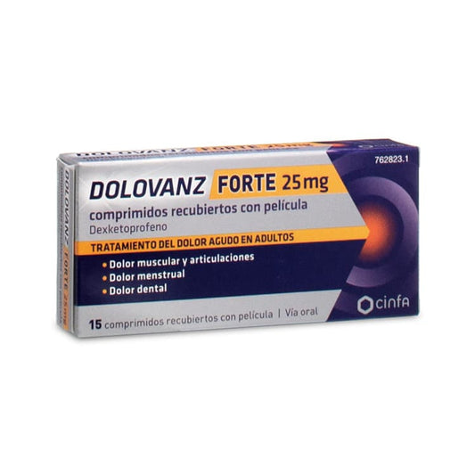 Dolovanz Forte 25mg 15 Comprimidos - 2