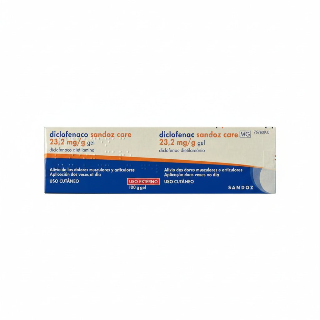 Diclofenaco Sandoz Care 23,2 mg/g Gel Cutáneo 1 Tubo 50 g