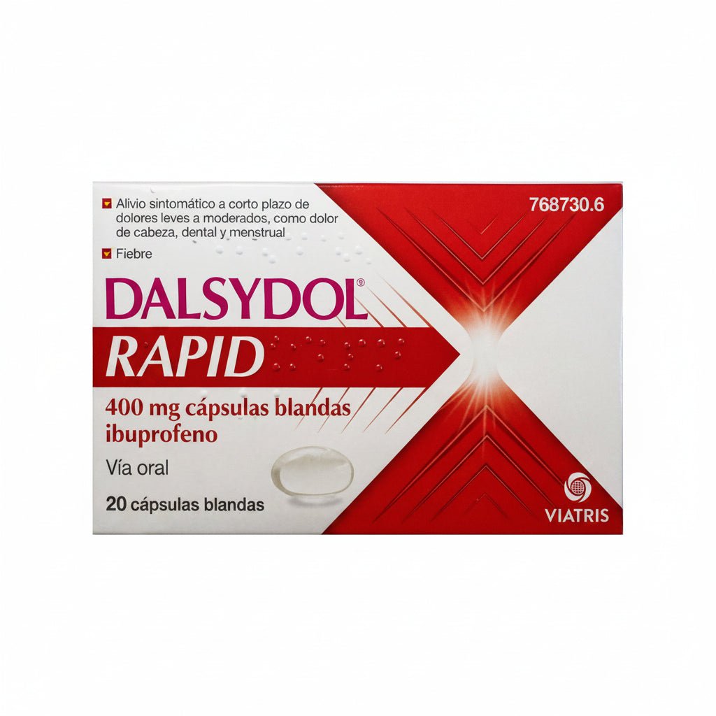 Dalsydol Rapid 400 mg 20 Cápsulas Blandas