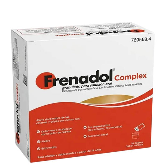 Frenadol Complex Sabor Naranja 18 Sobres