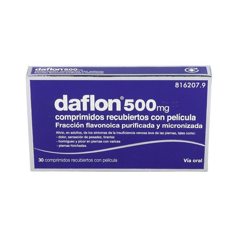 Daflon 500 mg 30 Comprimidos Recubiertos