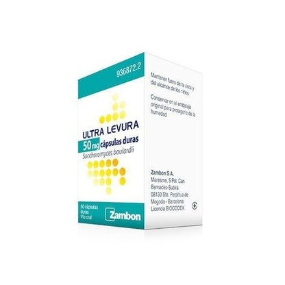 Ultra-Levura 50 mg 20 Cápsulas