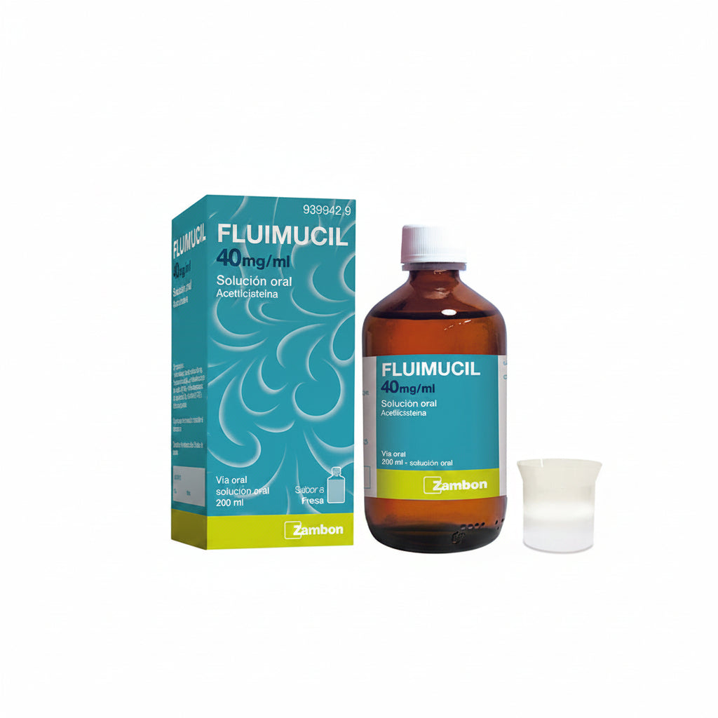 Fluimucil 40 mg/ml Solución Oral 1 Frasco 200 ml