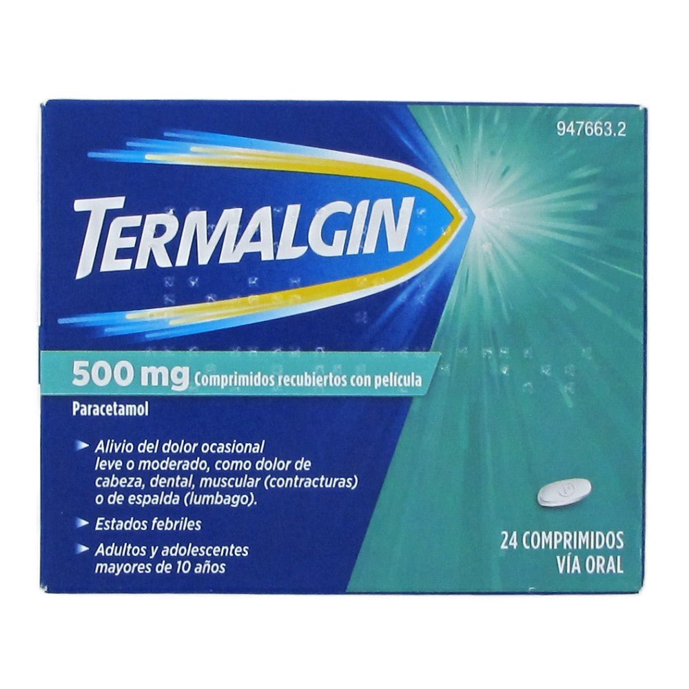 Termalgin 500 mg 24 Comprimidos Recubiertos