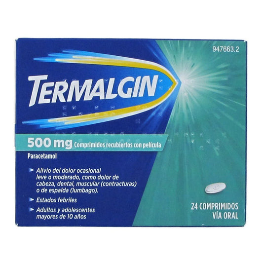 Termalgin 500 mg 24 Comprimidos Recubiertos
