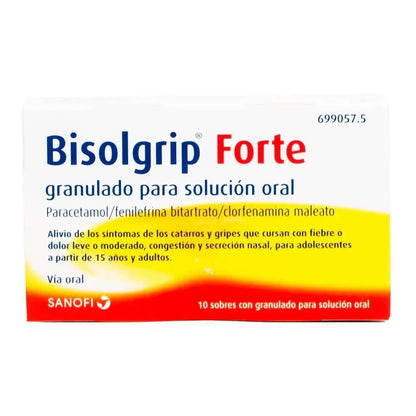 Bisolgrip 10 Sobres Granulado Para Solución Oral