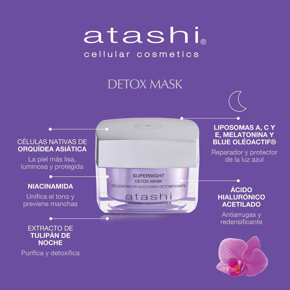 ATASHI Supernight Mascarilla Detox Purificante 50 ml-4