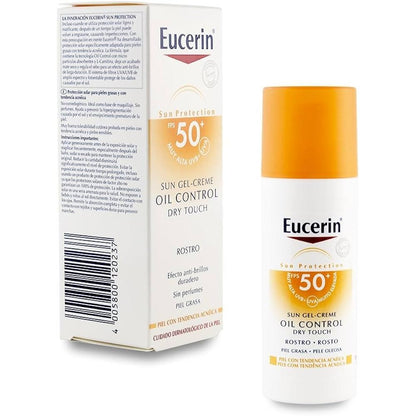 EUCERIN Sun Gel-Creme Oil Control Dry Touch SPF 50+ DUPLO 2x50ml