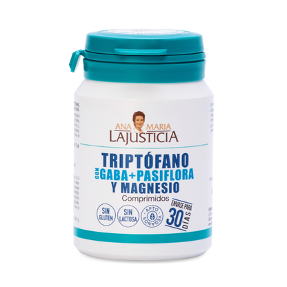 ANA MARÍA LAJUSTICIA Triptofano con Gaba + Passiflora e Magnesio 60 Compresse