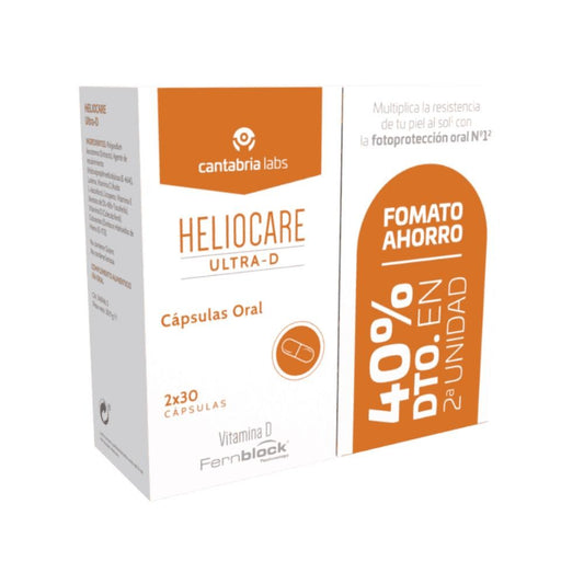 HELIOCARE Ultra-D Gélules de Protection Solaire Orale 2x30 Gélules