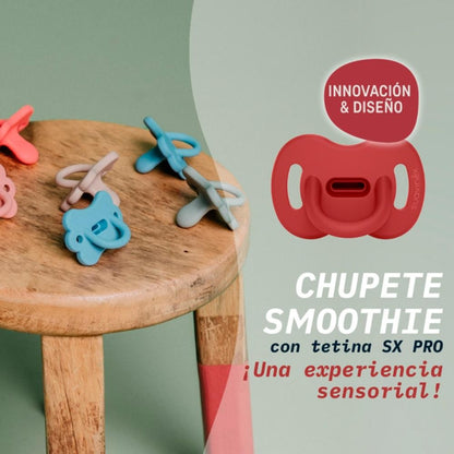 Suavinex Chupete Smoothie Tetina Fisiológica SX Pro 6-18M Fucsia-5