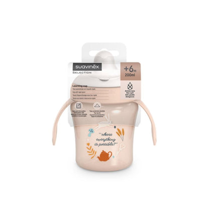 SUAVINEX Taza Antiderrame Rosa Conejo 1 ud-3