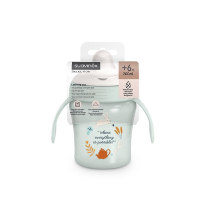 SUAVINEX Taza Antiderrame Verde Conejo 1 ud-3