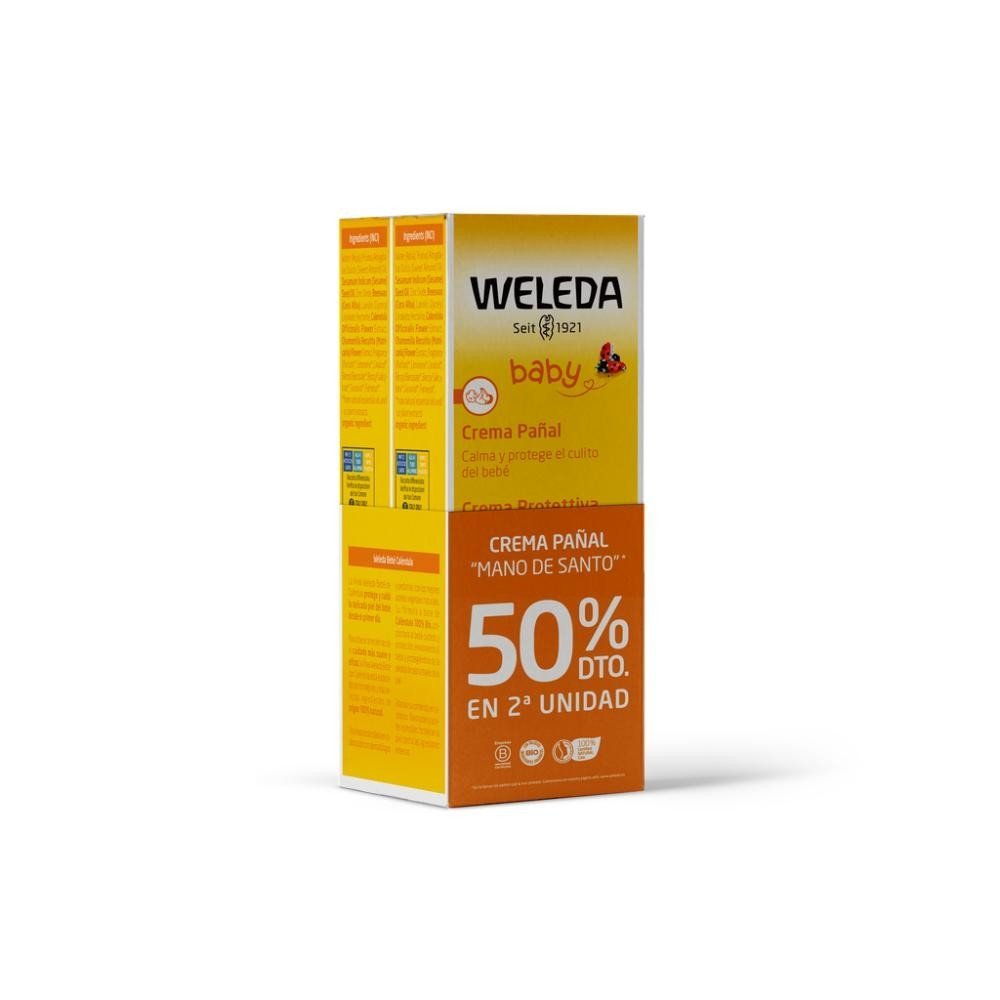 WELEDA Duplo Crema Pañal de Caléndula Bebé 2x75ml-1