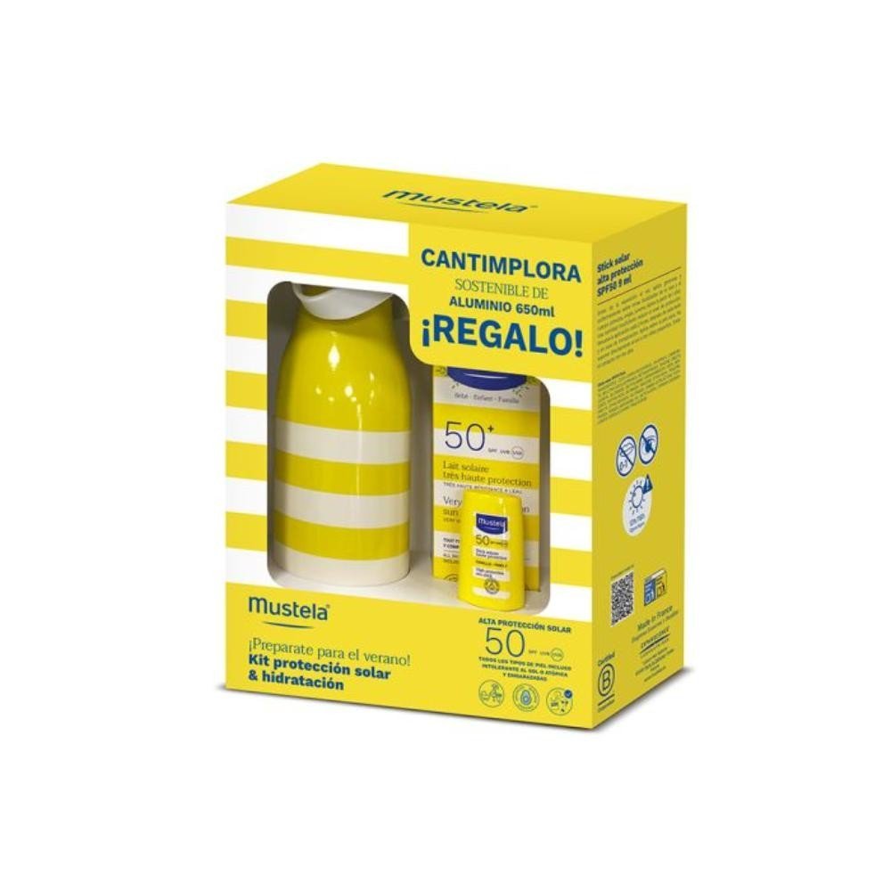 MUSTELA Leche Solar Muy Alta Protección SPF 50+ (100ml) + Stick Solar Alta Protección SPF 50+ 9ml-1