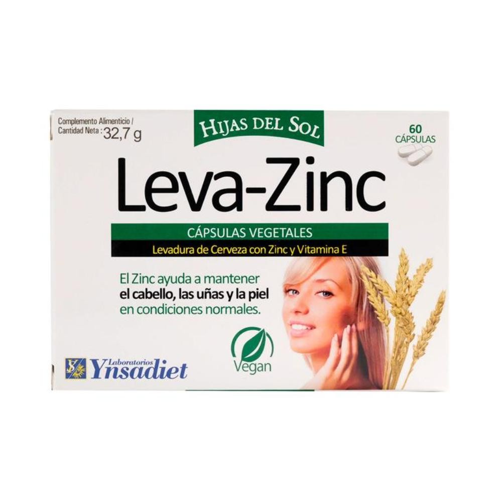 Hijas Del Sol Leva-Zinc 350 mg 60 Cápsulas-1