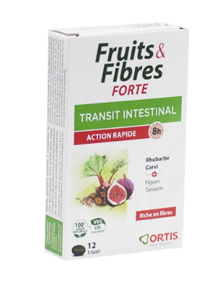 Ortis Frutas y Fibra Forte 12 Comprimidos-1