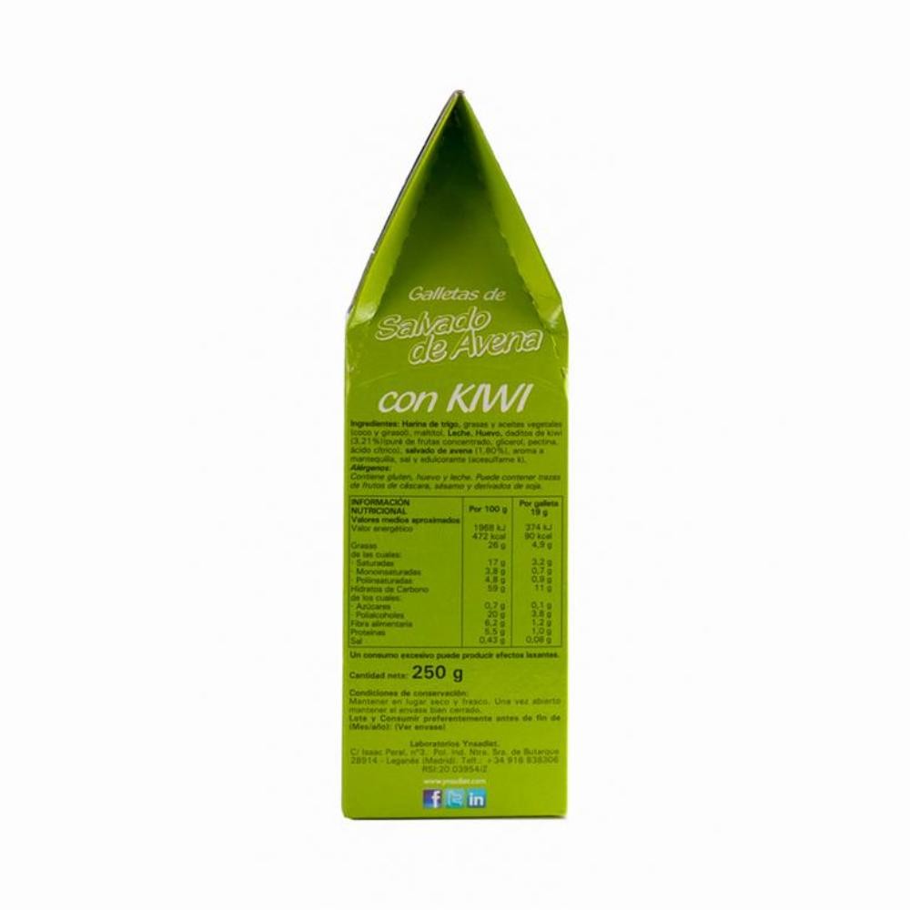 Hijas Del Sol Galletas de Salvado de Avena con Kiwi 250 g-2