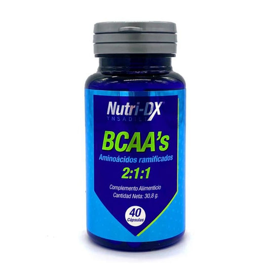 Nutri-Dx BCCAs Aminoácidos Ramificados 40 Cápsulas-1