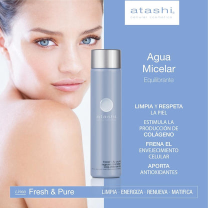 ATASHI Fresh & Pure Agua Micelar Equilibrante 150 ml-3