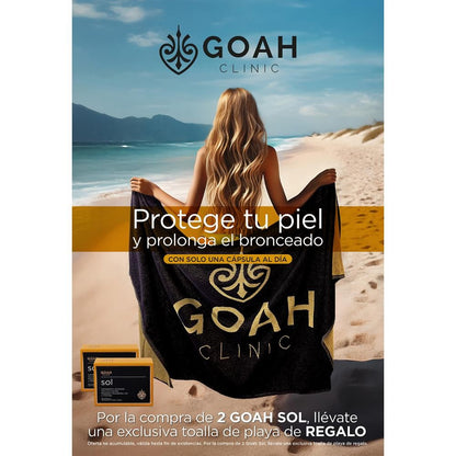 GOAH CLINIC Sol Duplo 2x60 cápsulas + Toalla REGALO-4