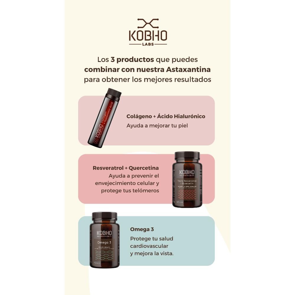 Kobho Labs Astaxantina + CoQ10 60 Cápsulas-14