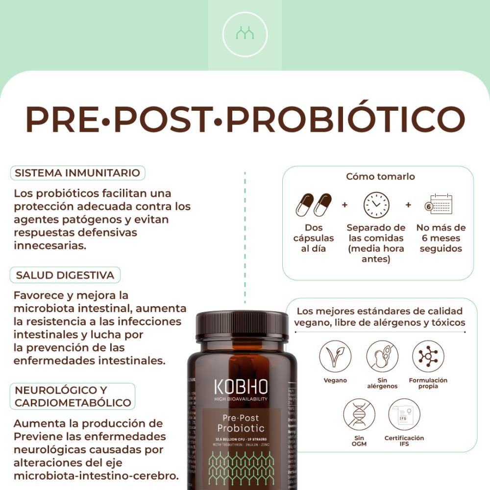 Kobho Labs Pre-Post Probiótico 60 Cápsulas-8