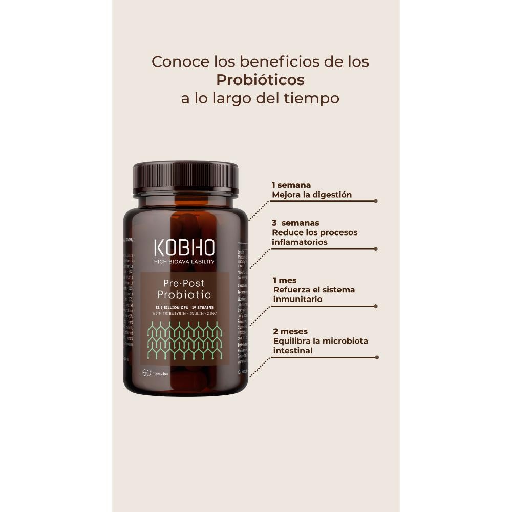 Kobho Labs Pre-Post Probiótico 60 Cápsulas-14
