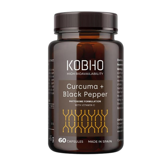 Kobho Labs Cúrcuma + Pimienta Negra 60 Cápsulas-1