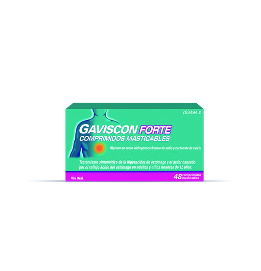 Gaviscon Forte 48 Comprimidos Masticables-1