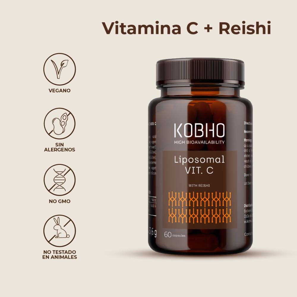 Kobho Labs Liposomal Vit. C 60 Cápsulas-4
