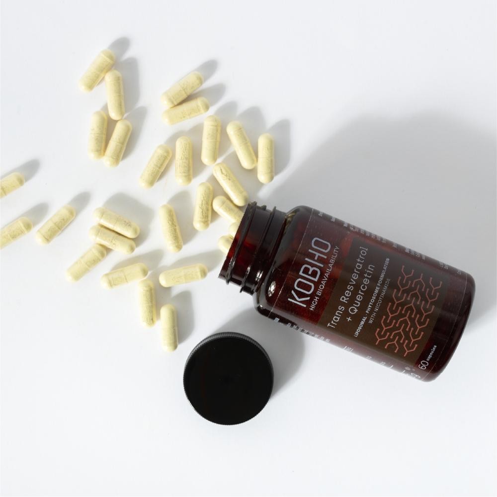 Kobho Labs Trans Resveratrol + Quercetina 60 Cápsulas-10
