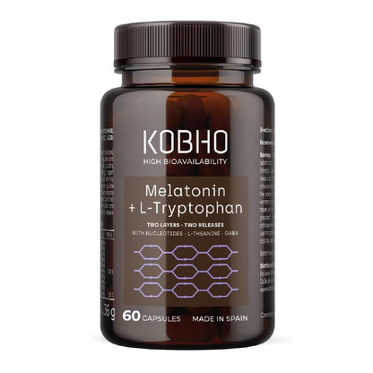 Kobho Labs Melatonina + L-Triptófano 60 Comprimidos-1