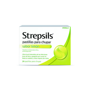 STREPSILS Limón sin Azúcar 24 Pastillas para chupar-1