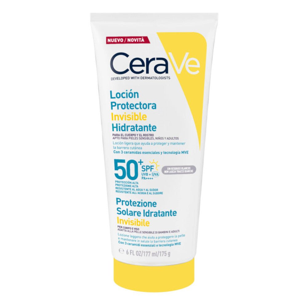 CeraVe Loción Protectora Invisible Hidratante SPF 50+ 177ml