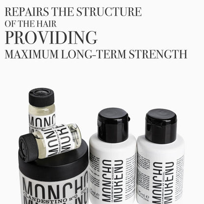 Moncho Moreno Pack Clandestino Profesional 2 Ampollas + Champú 70 ml + Acondicionador 70 ml-4