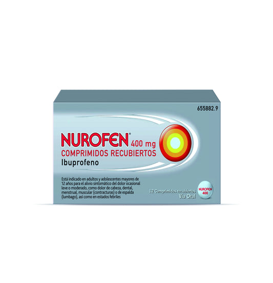 NUROFEN 400MG 12 Comprimidos Recubiertos-1
