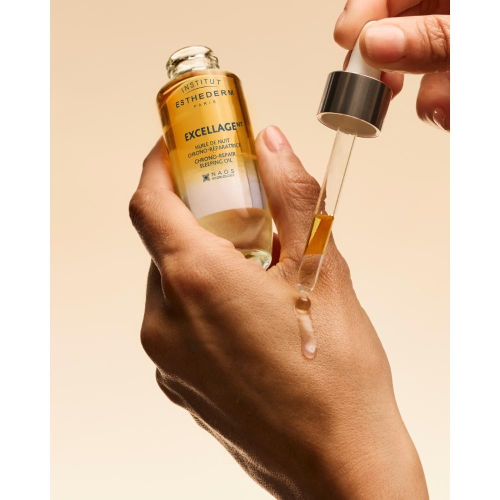 Esthederm Aceite de Noche Facial Excellage 30 ml-3