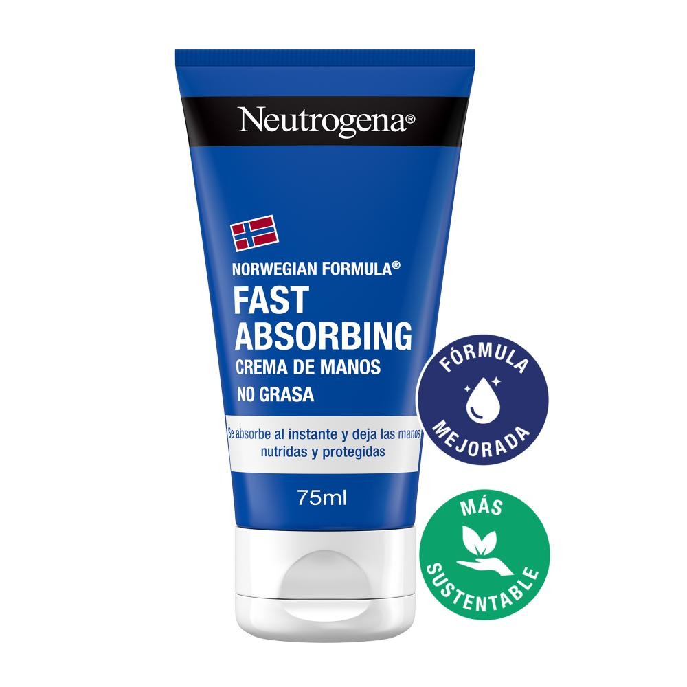 NEUTROGENA DUPLO Crema de Manos Absorción Rápida 2x75ml-2