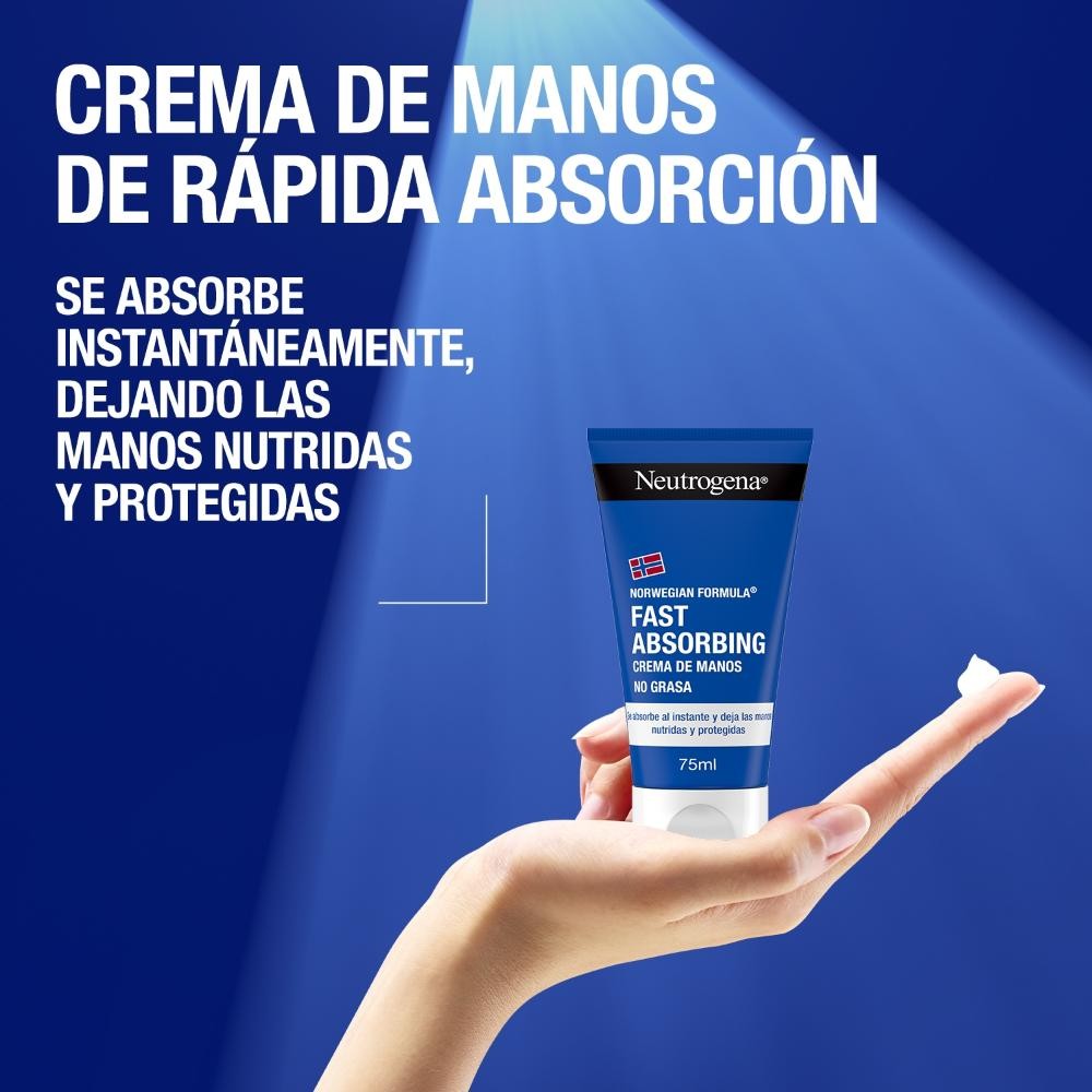 NEUTROGENA DUPLO Crema de Manos Absorción Rápida 2x75ml-6