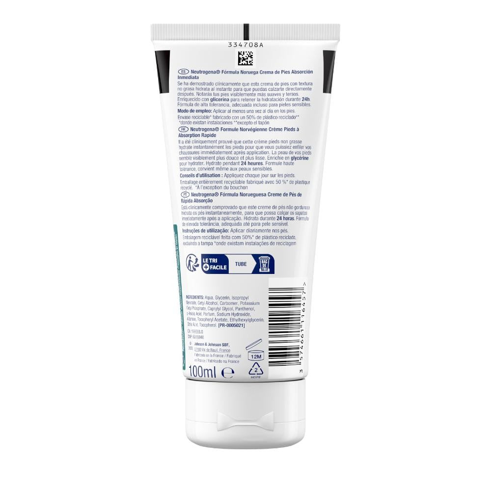 NEUTROGENA Crema Pies Absorción Inmediata 100ml-8
