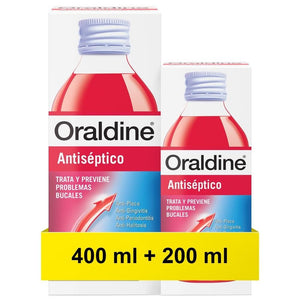 ORALDINE Antiséptico Pack 400ml + 200ml GRATIS-1