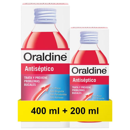 ORALDINE Antiséptico Pack 400ml + 200ml GRATIS-1