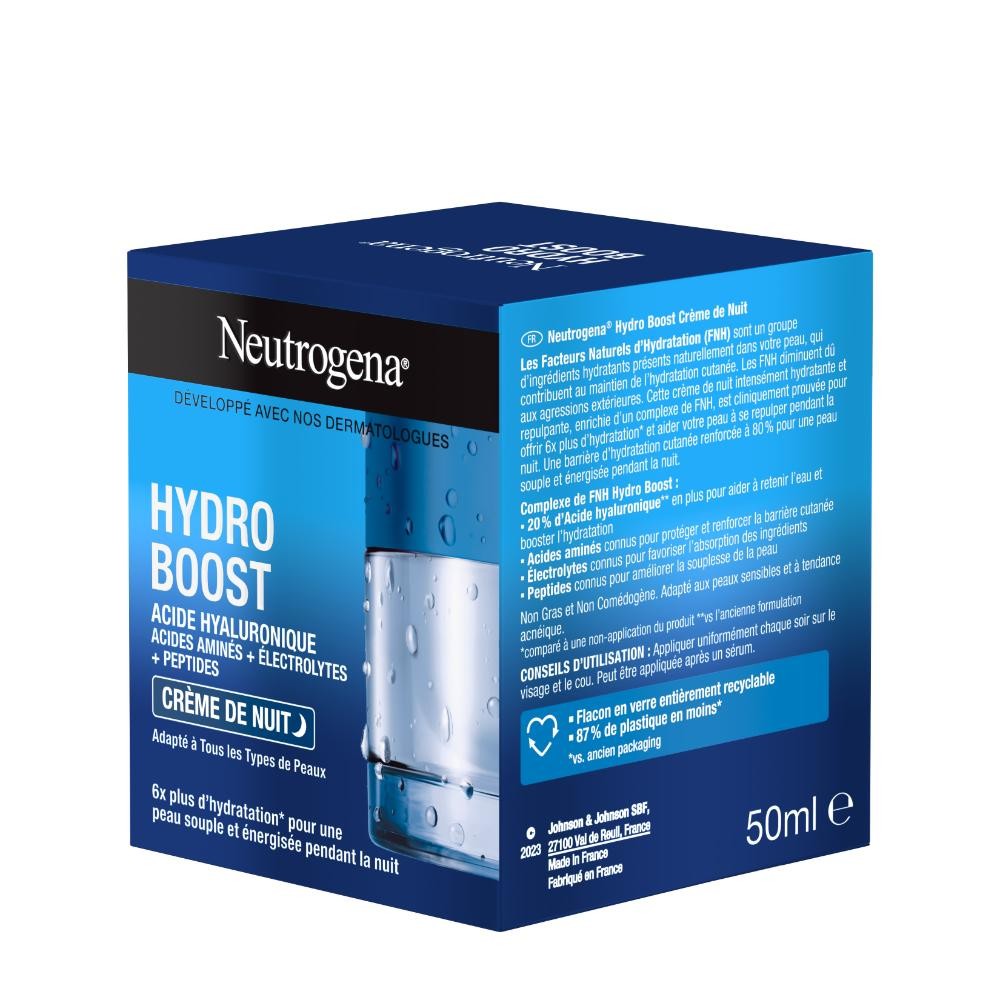 Neutrogena Hydro Boost Crema de Noche Hidratante 50ml-5